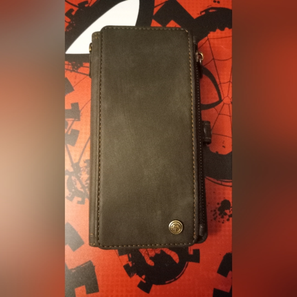 S21 FE wallet case with zipper pocket